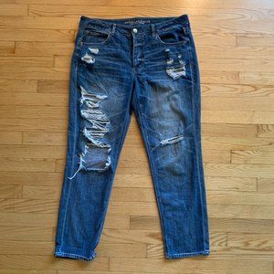 American Eagle Distressed Boyfriend Jeans